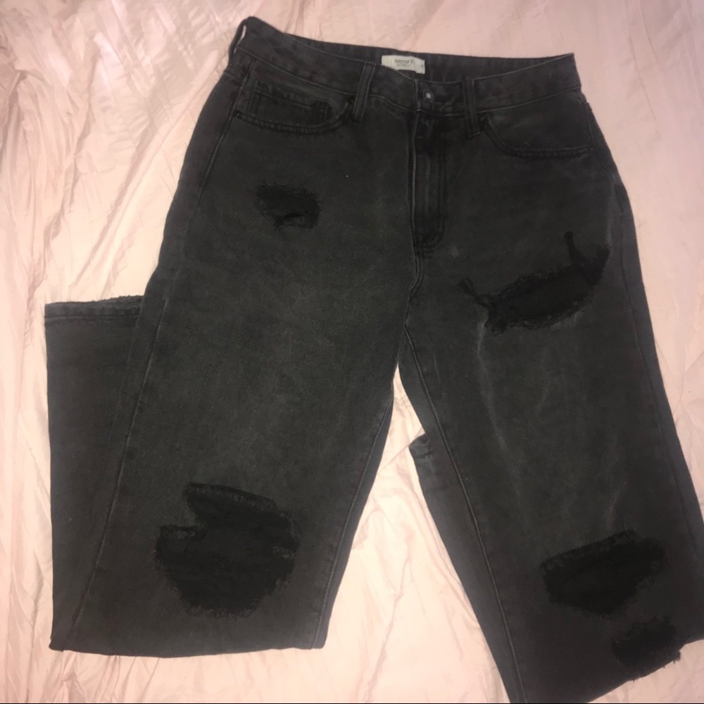 Dark wash boyfriend jeans
